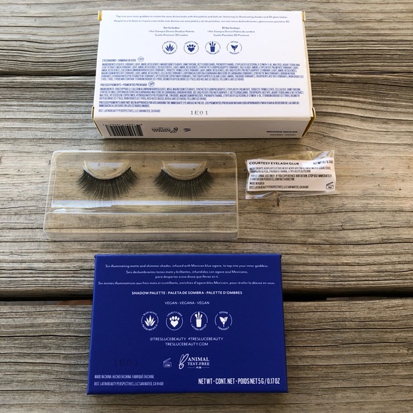 TRESLUCE BEAUTY I Am Siempre Divina Set Eyeshadow Palette, Lashes, & Lash Glue - Picture 6 of 9